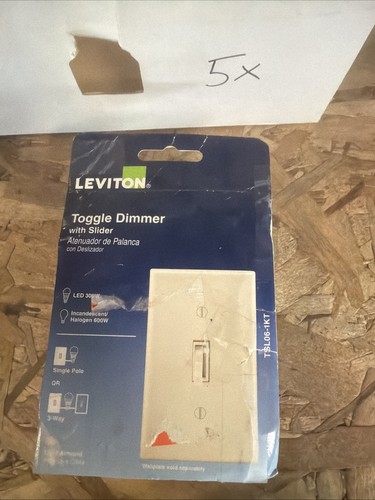 Leviton toggle dimmer with - dimmer,